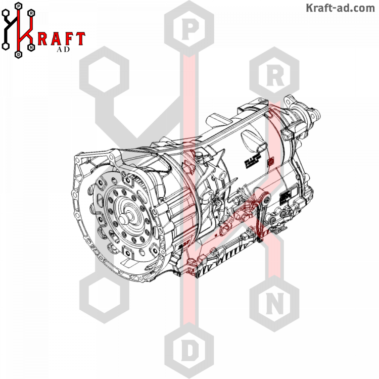 24008618877 8HP45HIS AUTOMATIC TRANSMISSION (NEW)